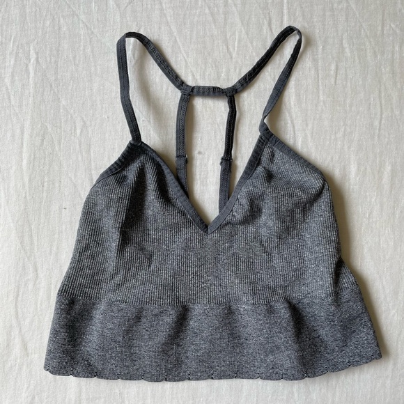 🚨4/$10🚨NWOT ThirdLove Grey Ribbed Sports Bra - Picture 1 of 9